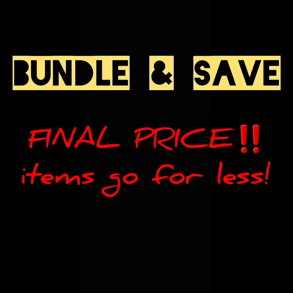 Bundle FINAL PRICE‼️ Items & Save